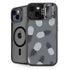 Black and White Pineapples iPhone 15 Kickstand Case